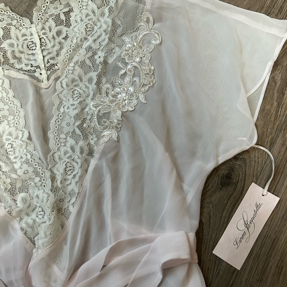 Linea Donatella Chiffon Beaded Robe - Picture 3 of 4